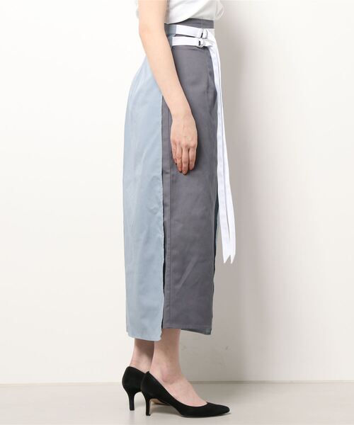 TINA：JOJUN（ティーナジョジュン）の「Hライン ドッキングスカート TINA：JOJUN（スカート・レディース・グレー/ブラック・S/M）」の21枚目の写真