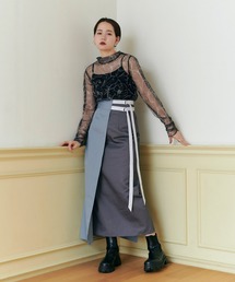 Hライン ドッキングスカート TINA：JOJUN