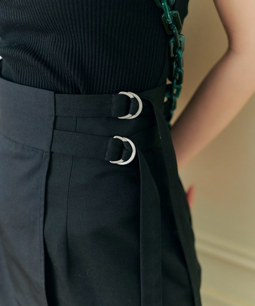 TINA：JOJUN（ティーナジョジュン）の「Hライン ドッキングスカート TINA：JOJUN（スカート・レディース・グレー/ブラック・S/M）」の17枚目の写真