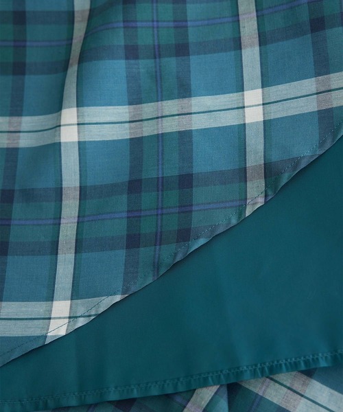 ROPE' PICNIC（ロペピクニック）の「【WEB限定カラー:ネイビー】着丈が選べるマドラスチェックスカート（スカート・レディース・ブラック/ネイビー/イエロー/グリーン・38/T38）」の15枚目の写真