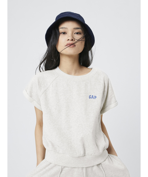 GAP（ギャップ）の「マッスル 半袖スウェット（スウェット・レディース・グリーン/ブルー/アイボリー/その他/ピンク/ブラック・M/XL/XXS/XS/L/S）」の6枚目の写真