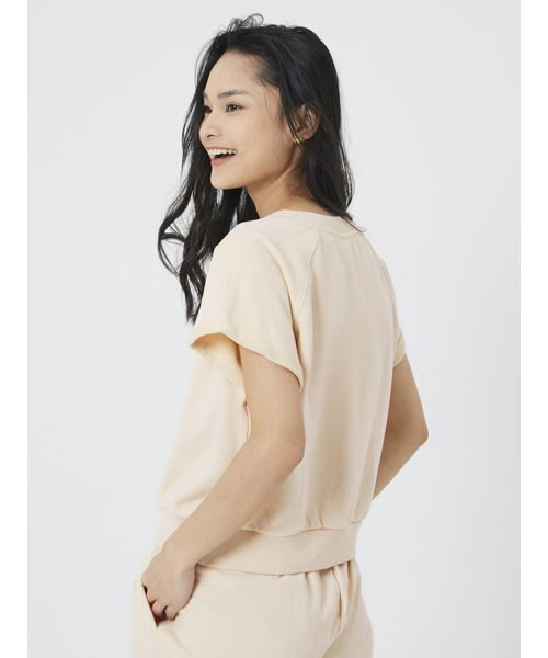 GAP（ギャップ）の「マッスル 半袖スウェット（スウェット・レディース・グリーン/ブルー/アイボリー/その他/ピンク/ブラック・M/XL/XXS/XS/L/S）」の9枚目の写真