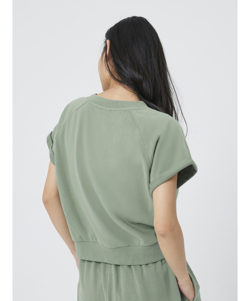 GAP（ギャップ）の「マッスル 半袖スウェット（スウェット・レディース・グリーン/ブルー/アイボリー/その他/ピンク/ブラック・M/XL/XXS/XS/L/S）」の10枚目の写真