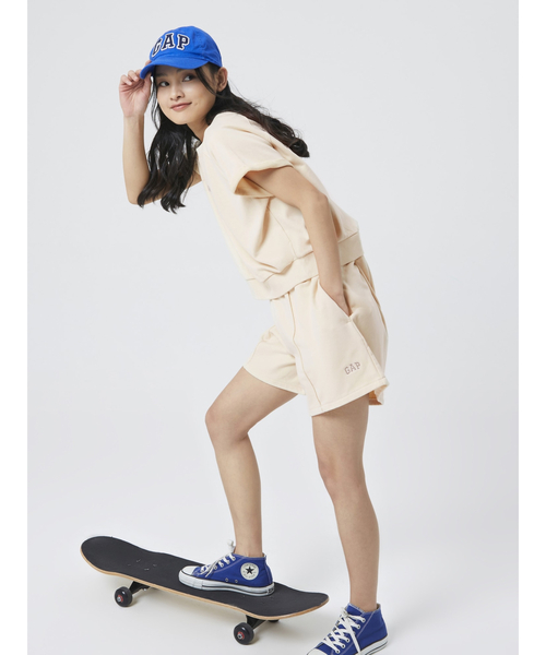 GAP（ギャップ）の「マッスル 半袖スウェット（スウェット・レディース・グリーン/ブルー/アイボリー/その他/ピンク/ブラック・M/XL/XXS/XS/L/S）」の11枚目の写真