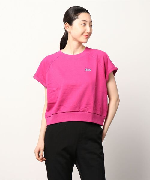 GAP（ギャップ）の「マッスル 半袖スウェット（スウェット・レディース・グリーン/ブルー/アイボリー/その他/ピンク/ブラック・M/XL/XXS/XS/L/S）」の5枚目の写真