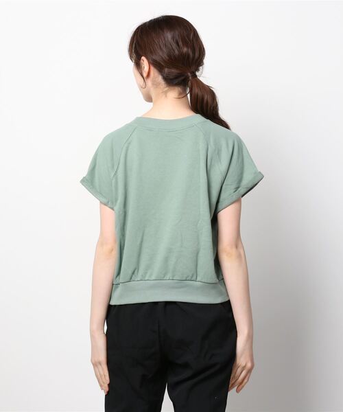 GAP（ギャップ）の「マッスル 半袖スウェット（スウェット・レディース・グリーン/ブルー/アイボリー/その他/ピンク/ブラック・M/XL/XXS/XS/L/S）」の17枚目の写真