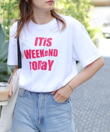 【shemoshelly】5.6オンスWeekendロゴTシャツ 新色追加