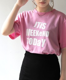 【shemoshelly】5.6オンスWeekendロゴTシャツ 新色追加