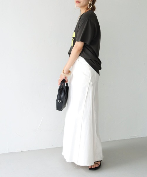 HER CLOSET（ハークローゼット）の「【shemoshelly】5.6オンスWeekendロゴTシャツ　新色追加（Tシャツ/カットソー・レディース・ホワイト/チャコールグレー/ブラック/ピンク/ネイビー/ホワイト系その他/ホワイト系その他2/ホワイト系その他3・S/M/L）」の18枚目の写真