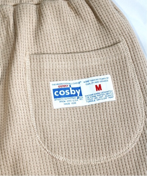 C.E.L.STORE（セルストア）の「GERRY COSBY / ジェリーコスビー WAFFLE TRANING SHORTS ワッフル ショートパンツ（その他パンツ・メンズ・ブラック/ベージュ/ナチュラル・MEDIUM/LARGE）」の11枚目の写真