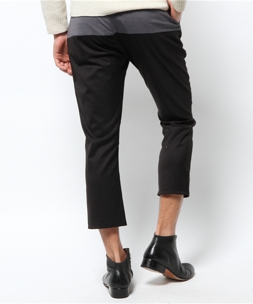 WHO'S WHO gallery（フーズフーギャラリー）の「【GIGGER】配色リブスラックス（その他パンツ・メンズ・ネイビー/グレー・MEDIUM/LARGE/SMALL）」の4枚目の写真