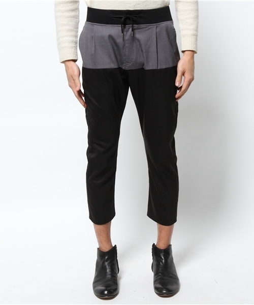 WHO'S WHO gallery（フーズフーギャラリー）の「【GIGGER】配色リブスラックス（その他パンツ・メンズ・ネイビー/グレー・MEDIUM/LARGE/SMALL）」の5枚目の写真