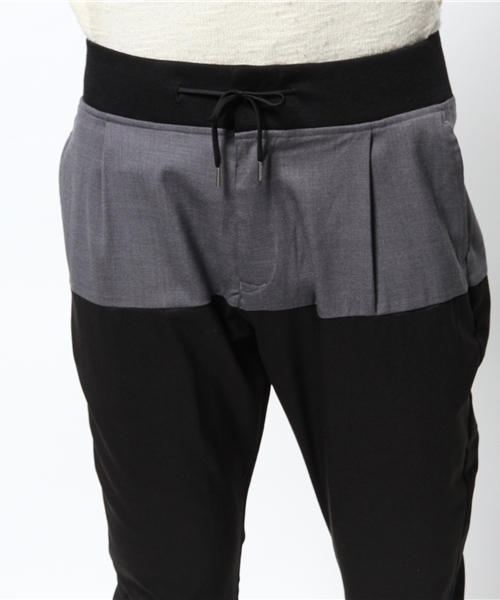 WHO'S WHO gallery（フーズフーギャラリー）の「【GIGGER】配色リブスラックス（その他パンツ・メンズ・ネイビー/グレー・MEDIUM/LARGE/SMALL）」の6枚目の写真