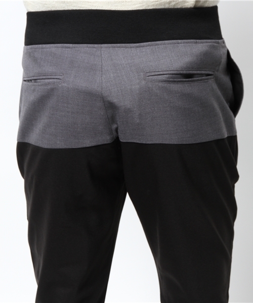 WHO'S WHO gallery（フーズフーギャラリー）の「【GIGGER】配色リブスラックス（その他パンツ・メンズ・ネイビー/グレー・MEDIUM/LARGE/SMALL）」の7枚目の写真