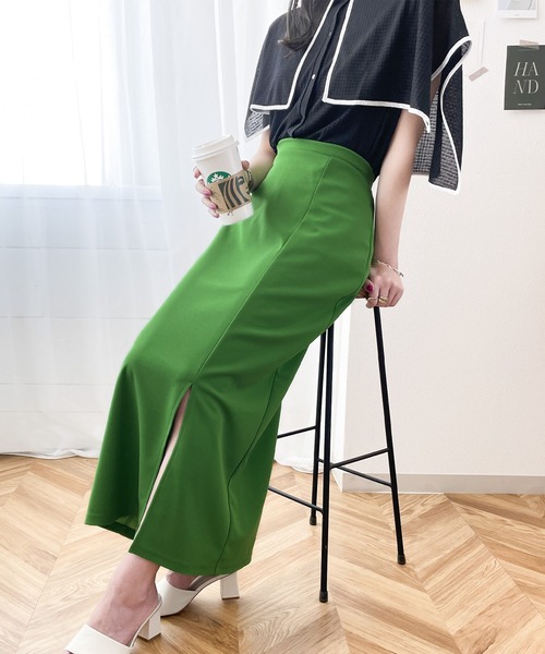 VIS｜美easyラップ風リボンベルトスカート | Rakuten Fashion