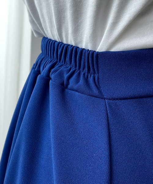 mily bilet（ミウィビレット）の「【mily bilet】スリット入りハイウエストIラインスカート（スカート・レディース・ブラック/ブルー/グリーン/オレンジ/グレイッシュベージュ・SMALL/MEDIUM/LARGE）」の13枚目の写真