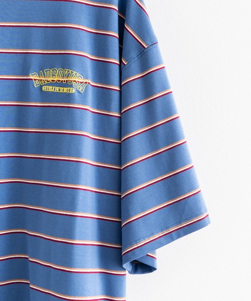 BAD BOY（バッドボーイ）の「BADBOY ロゴ 刺繍 ボーダーTシャツ（Tシャツ/カットソー・メンズ・サックスブルー/グリーン/ホワイト・M/L）」の16枚目の写真