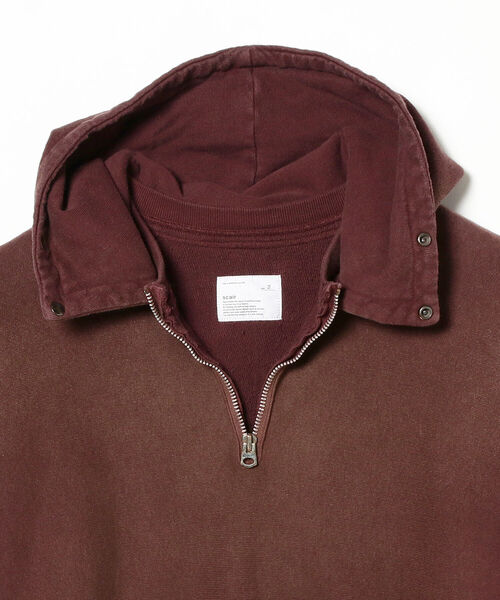 scair（スケアー）の「scair / half zip hoodie（スウェット・メンズ・ネイビー/レッド系その他7・2/4/3）」の8枚目の写真