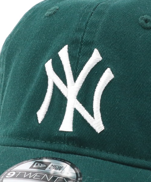 NEW ERA（ニューエラ）の「ニューエラキッズ キャップ 洗える NY（キャップ・キッズ・グリーン/ベージュ・52-56cm）」の3枚目の写真
