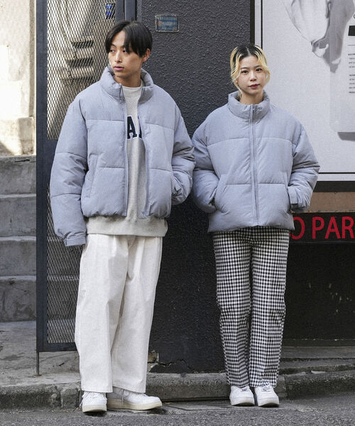 BeAMS DOT(ビームスドット)の「【WEB限定】BeAMS DOT / スタンドネック ジップアップ ブルゾン(ダウンジャケット/コート・メンズ・ブラック/ブルー系その他・SMALL/MEDIUM/LARGE)」の8枚目の写真