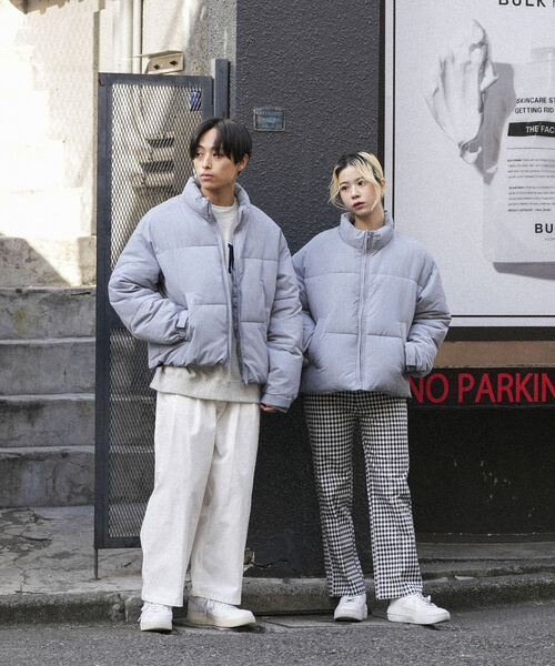 BeAMS DOT(ビームスドット)の「【WEB限定】BeAMS DOT / スタンドネック ジップアップ ブルゾン(ダウンジャケット/コート・メンズ・ブラック/ブルー系その他・SMALL/MEDIUM/LARGE)」の9枚目の写真