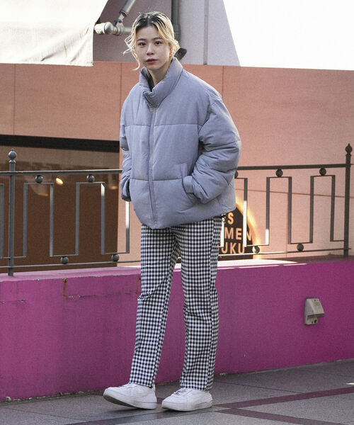 BeAMS DOT(ビームスドット)の「【WEB限定】BeAMS DOT / スタンドネック ジップアップ ブルゾン(ダウンジャケット/コート・メンズ・ブラック/ブルー系その他・SMALL/MEDIUM/LARGE)」の13枚目の写真