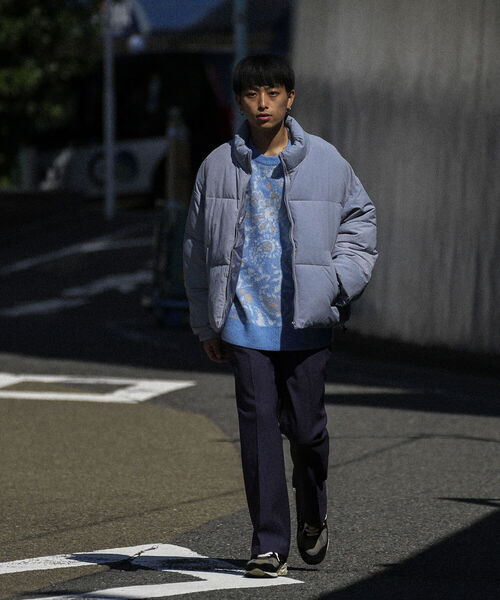 BeAMS DOT(ビームスドット)の「【WEB限定】BeAMS DOT / スタンドネック ジップアップ ブルゾン(ダウンジャケット/コート・メンズ・ブラック/ブルー系その他・SMALL/MEDIUM/LARGE)」の17枚目の写真