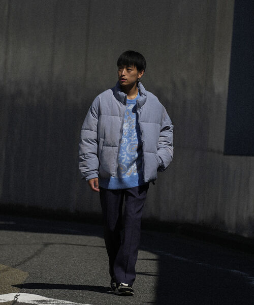 BeAMS DOT(ビームスドット)の「【WEB限定】BeAMS DOT / スタンドネック ジップアップ ブルゾン(ダウンジャケット/コート・メンズ・ブラック/ブルー系その他・SMALL/MEDIUM/LARGE)」の18枚目の写真