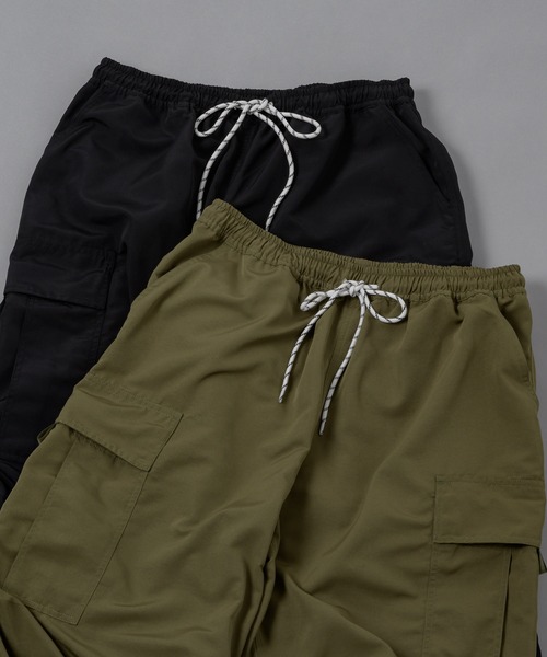 ADAMASTE（アダマスト）の「ルーズワイドミリタリーカーゴパンツ（カーゴパンツ・メンズ・ブラック/カーキ・SMALL/MEDIUM/LARGE）」の15枚目の写真