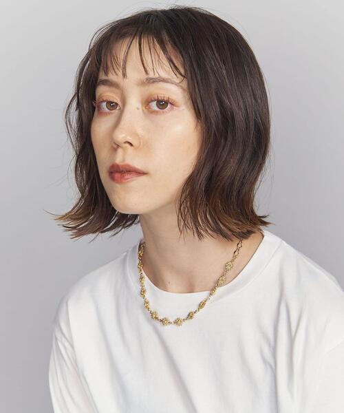 UNITED ARROWS フラワーモチーフ ネックレス BEAUTY&YOUTH UNITED ARROWS（ビューティーアンドユースユナイテッド