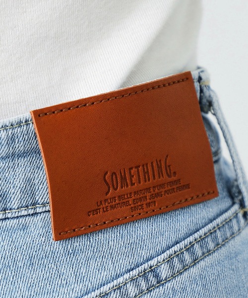 SOMETHING（サムシング）の「SOMETHING スリットデニムスカート（デニムスカート・レディース・ライトブルー/インディゴブルー・SMALL/MEDIUM）」の19枚目の写真