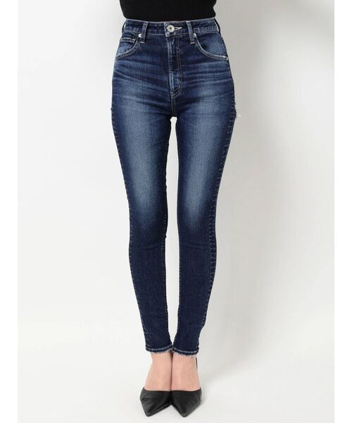 GYDA（ジェイダ）の「ハイウエスト ダブルBACKRIPPED デニムスキニーパンツ（デニムパンツ・レディース・ブルー/インディゴブルー・X-SMALL/SMALL/MEDIUM）」の20枚目の写真