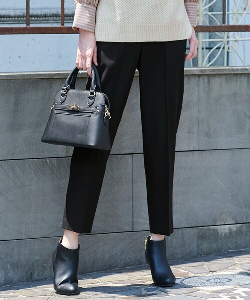 ANY SIS（エニィスィス）の「【保温性あり/洗える】サーモ 2WAYストレッチ テーパード パンツ（その他パンツ・レディース・ブラック系/ピンク系/ライトイエロー系9/ライラック系/ネイビー系/ネイビー系3/アイボリー系/ブラウン系/ライトグレー系3/ブラック系3・1/2/3）」の6枚目の写真