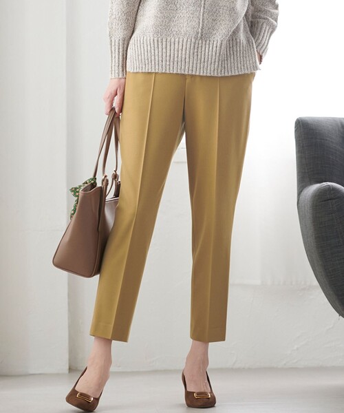 ANY SIS（エニィスィス）の「【保温性あり/洗える】サーモ 2WAYストレッチ テーパード パンツ（その他パンツ・レディース・ブラック系/ピンク系/ライトイエロー系9/ライラック系/ネイビー系/ネイビー系3/アイボリー系/ブラウン系/ライトグレー系3/ブラック系3・1/2/3）」の9枚目の写真