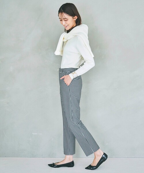 ANY SIS（エニィスィス）の「【保温性あり/洗える】サーモ 2WAYストレッチ テーパード パンツ（その他パンツ・レディース・ブラック系/ピンク系/ライトイエロー系9/ライラック系/ネイビー系/ネイビー系3/アイボリー系/ブラウン系/ライトグレー系3/ブラック系3・1/2/3）」の13枚目の写真