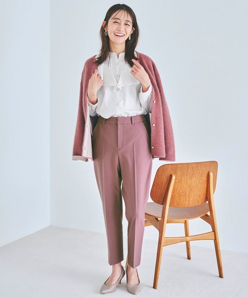 ANY SIS（エニィスィス）の「【保温性あり/洗える】サーモ 2WAYストレッチ テーパード パンツ（その他パンツ・レディース・ブラック系/ピンク系/ライトイエロー系9/ライラック系/ネイビー系/ネイビー系3/アイボリー系/ブラウン系/ライトグレー系3/ブラック系3・1/2/3）」の19枚目の写真