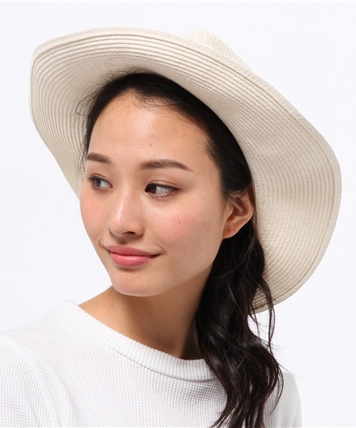 Jewel Changes（ジュエルチェンジズ）の「JC アミガラ ツバヒロ ハット / つば広 / 帽子（ハット・レディース・ブラック/ベージュ・フリー）」の3枚目の写真