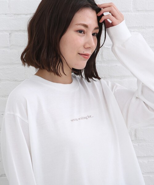 SHOO・LA・RUE(シューラルー)の「◆【シンプルで着回しが効く!】アソートプリントロンT(Tシャツ/カットソー・レディース・ホワイト系その他4/ホワイト系その他5/ベージュ系その他2/ベージュ系その他4/ブラック系3/オリーブ系・02/03)」の17枚目の写真