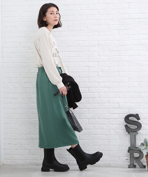 SHOO・LA・RUE(シューラルー)の「◆【シンプルで着回しが効く!】アソートプリントロンT(Tシャツ/カットソー・レディース・ホワイト系その他4/ホワイト系その他5/ベージュ系その他2/ベージュ系その他4/ブラック系3/オリーブ系・02/03)」の14枚目の写真