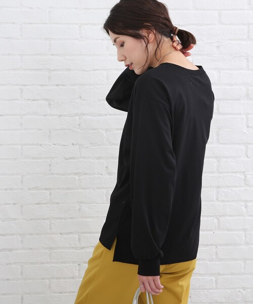 SHOO・LA・RUE(シューラルー)の「◆【シンプルで着回しが効く!】アソートプリントロンT(Tシャツ/カットソー・レディース・ホワイト系その他4/ホワイト系その他5/ベージュ系その他2/ベージュ系その他4/ブラック系3/オリーブ系・02/03)」の20枚目の写真