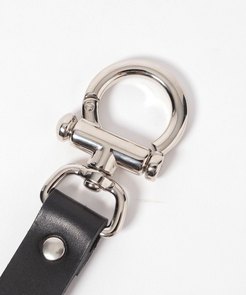 HARE（ハレ）の「レザーキーリング(HARE)（キーホルダー・メンズ・シルバー・FREE）」の2枚目の写真
