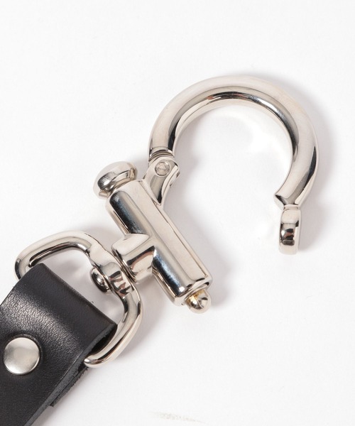 HARE（ハレ）の「レザーキーリング(HARE)（キーホルダー・メンズ・シルバー・FREE）」の3枚目の写真