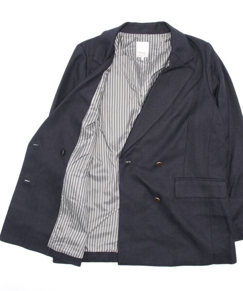 Te chichi(テチチ)の「ダブルテーラードジャケット【セットアップ可】(テーラードジャケット・レディース・ベージュ/ネイビー/ブラウン・フリ-)」の5枚目の写真