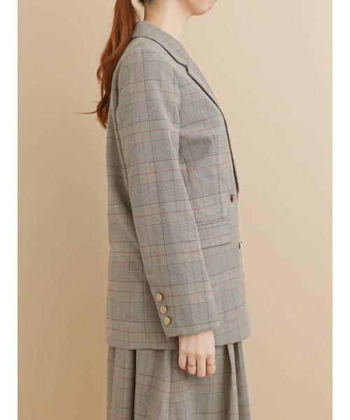 Te chichi(テチチ)の「ダブルテーラードジャケット【セットアップ可】(テーラードジャケット・レディース・ベージュ/ネイビー/ブラウン・フリ-)」の9枚目の写真