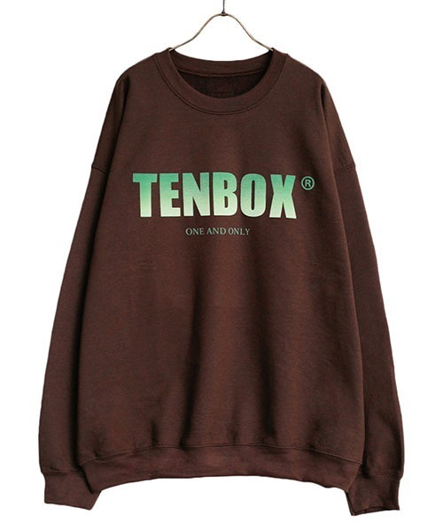 TENBOX（テンボックス）の「TENBOX / テンボックス：ONEANDONLY CREW：21B-ONEANDONLY-CREW[ARK]（スウェット・メンズ・ブラウン/ロイヤルブルー・L/XL/XXL）」の5枚目の写真