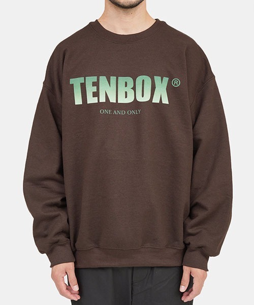 TENBOX（テンボックス）の「TENBOX / テンボックス：ONEANDONLY CREW：21B-ONEANDONLY-CREW[ARK]（スウェット・メンズ・ブラウン/ロイヤルブルー・L/XL/XXL）」の11枚目の写真
