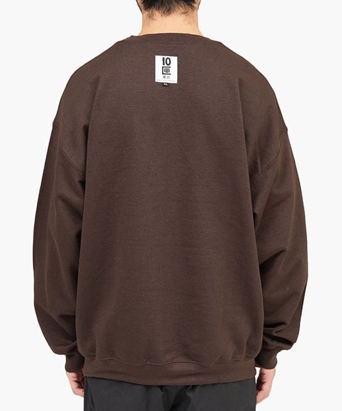 TENBOX（テンボックス）の「TENBOX / テンボックス：ONEANDONLY CREW：21B-ONEANDONLY-CREW[ARK]（スウェット・メンズ・ブラウン/ロイヤルブルー・L/XL/XXL）」の13枚目の写真