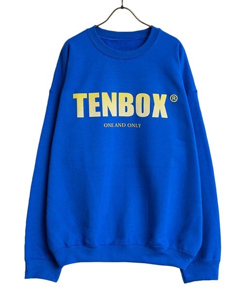 TENBOX（テンボックス）の「TENBOX / テンボックス：ONEANDONLY CREW：21B-ONEANDONLY-CREW[ARK]（スウェット・メンズ・ブラウン/ロイヤルブルー・L/XL/XXL）」の14枚目の写真