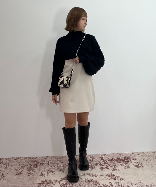 EPIMI E'PIMMY（エピミエピミー）の「ボリュームソールロングブーツ（ブーツ・レディース・ブラック/ダークブラウン・MEDIUM/LARGE）」の20枚目の写真