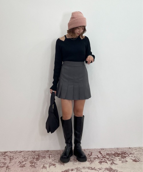 EPIMI E'PIMMY（エピミエピミー）の「ボリュームソールロングブーツ（ブーツ・レディース・ブラック/ダークブラウン・MEDIUM/LARGE）」の19枚目の写真